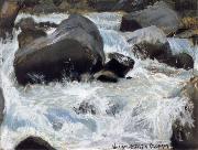 William Stott of Oldham White Torrent oil painting on canvas